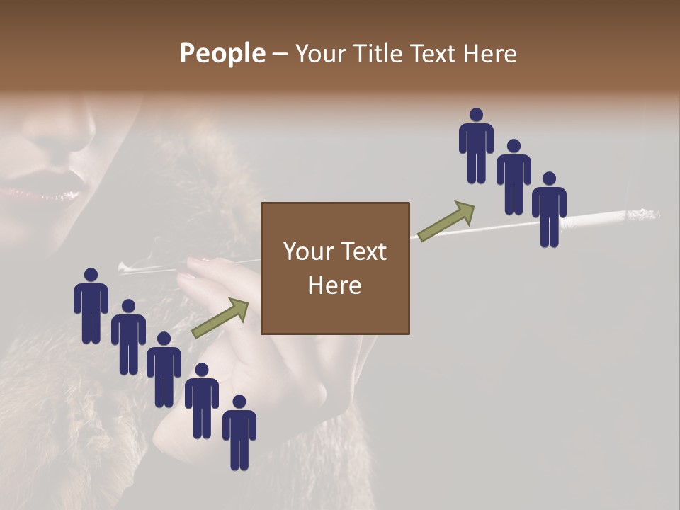 Lady Black Old PowerPoint Template