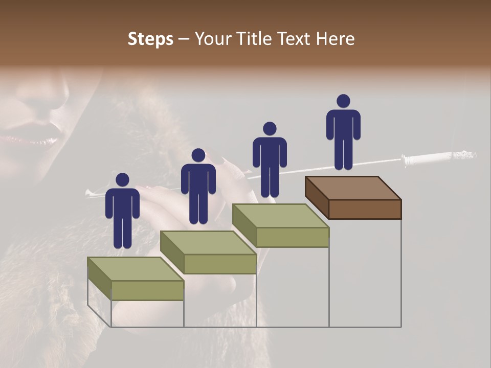 Lady Black Old PowerPoint Template