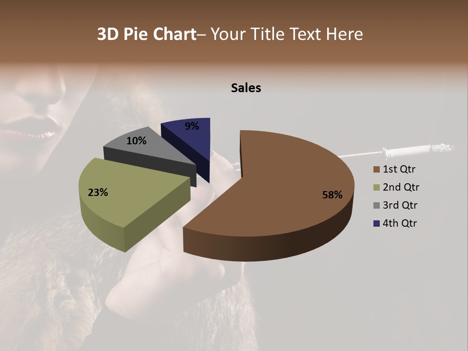 Lady Black Old PowerPoint Template