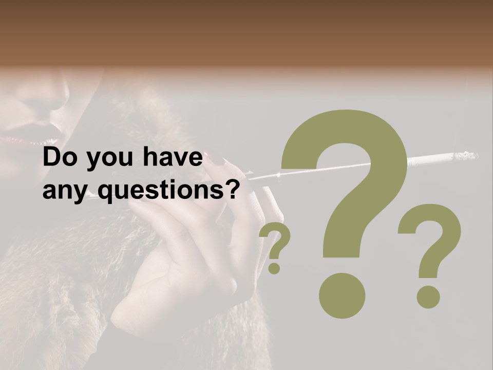 Lady Black Old PowerPoint Template