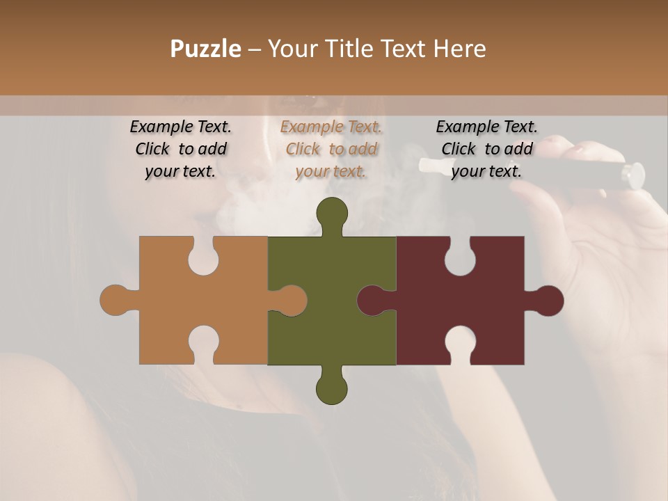 Dampf Wasserdampf Sucht PowerPoint Template