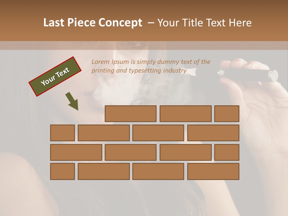 Dampf Wasserdampf Sucht PowerPoint Template