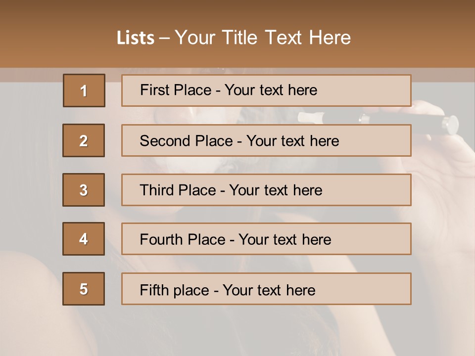 Dampf Wasserdampf Sucht PowerPoint Template