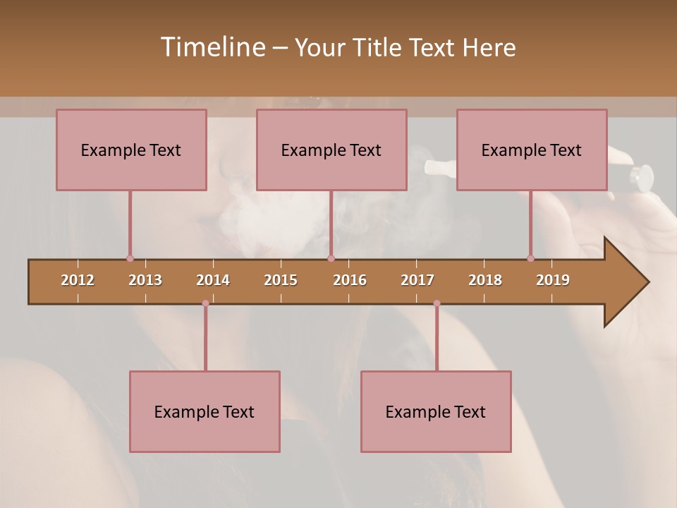 Dampf Wasserdampf Sucht PowerPoint Template