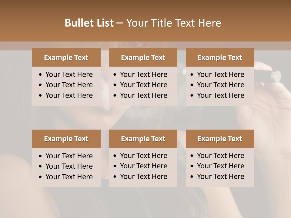 Dampf Wasserdampf Sucht PowerPoint Template