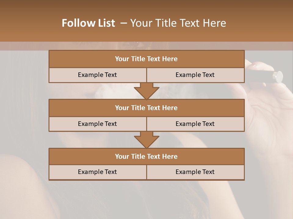 Dampf Wasserdampf Sucht PowerPoint Template