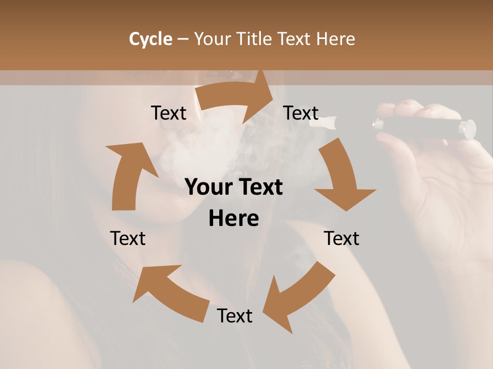 Dampf Wasserdampf Sucht PowerPoint Template