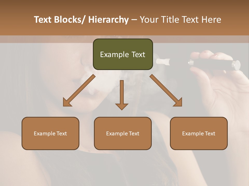 Dampf Wasserdampf Sucht PowerPoint Template