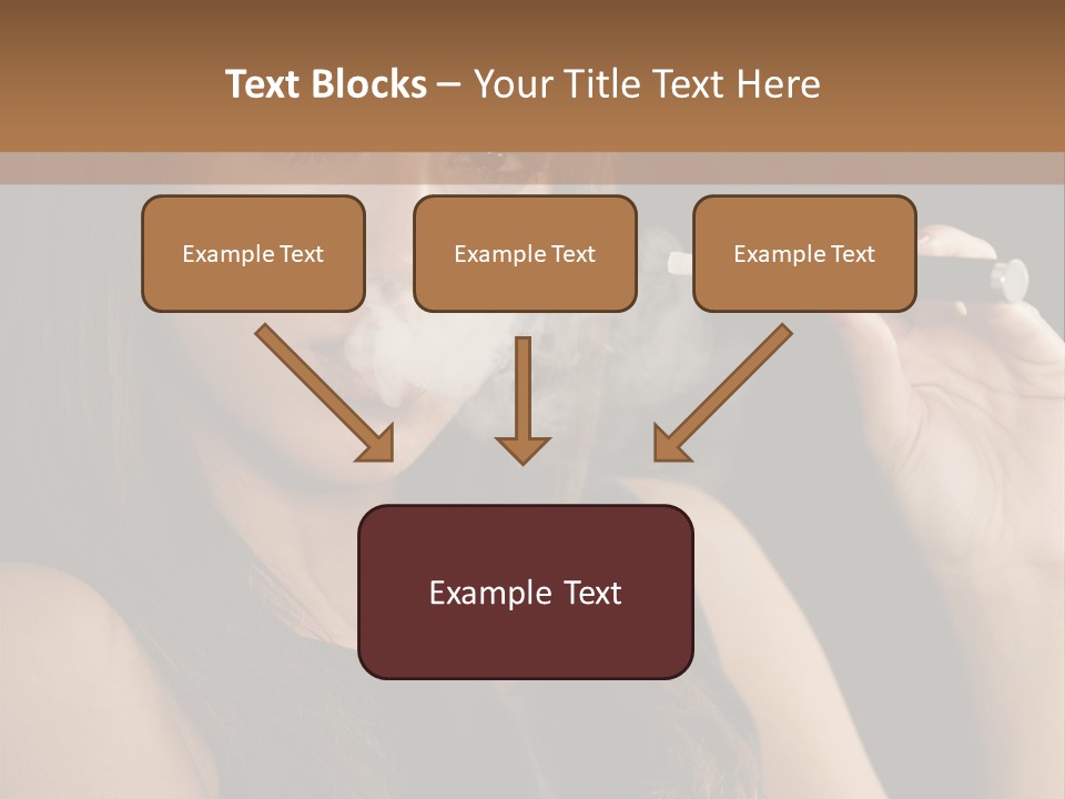 Dampf Wasserdampf Sucht PowerPoint Template