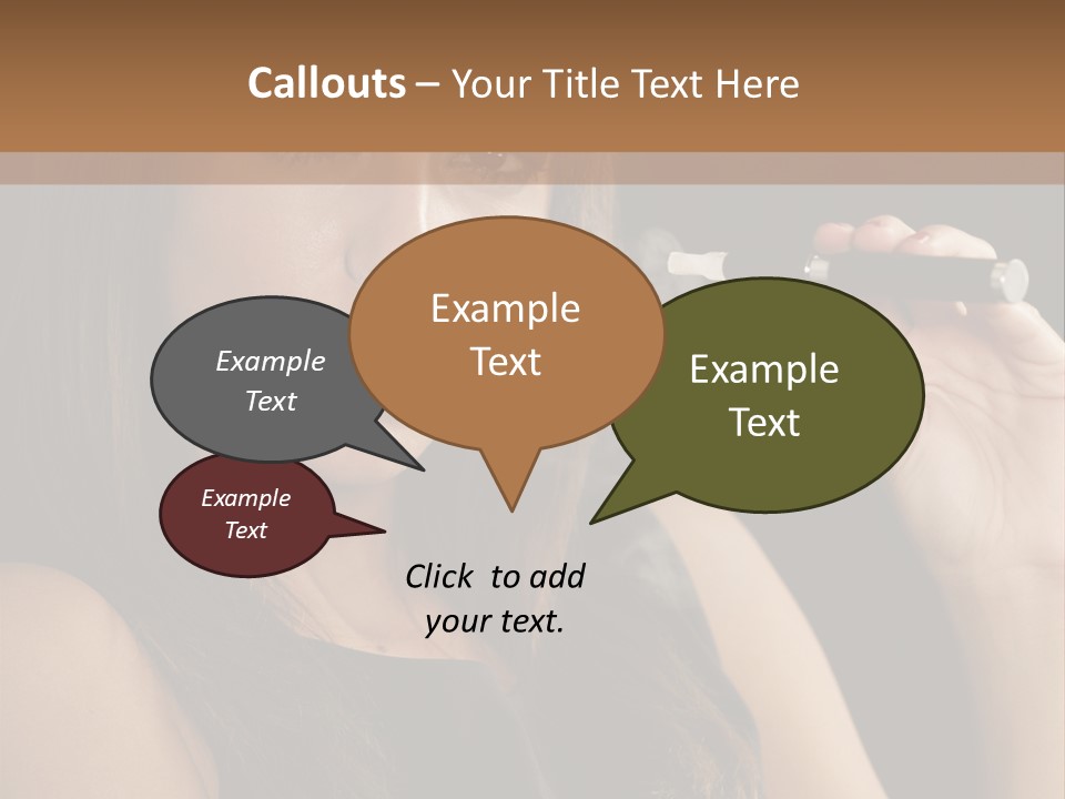 Dampf Wasserdampf Sucht PowerPoint Template