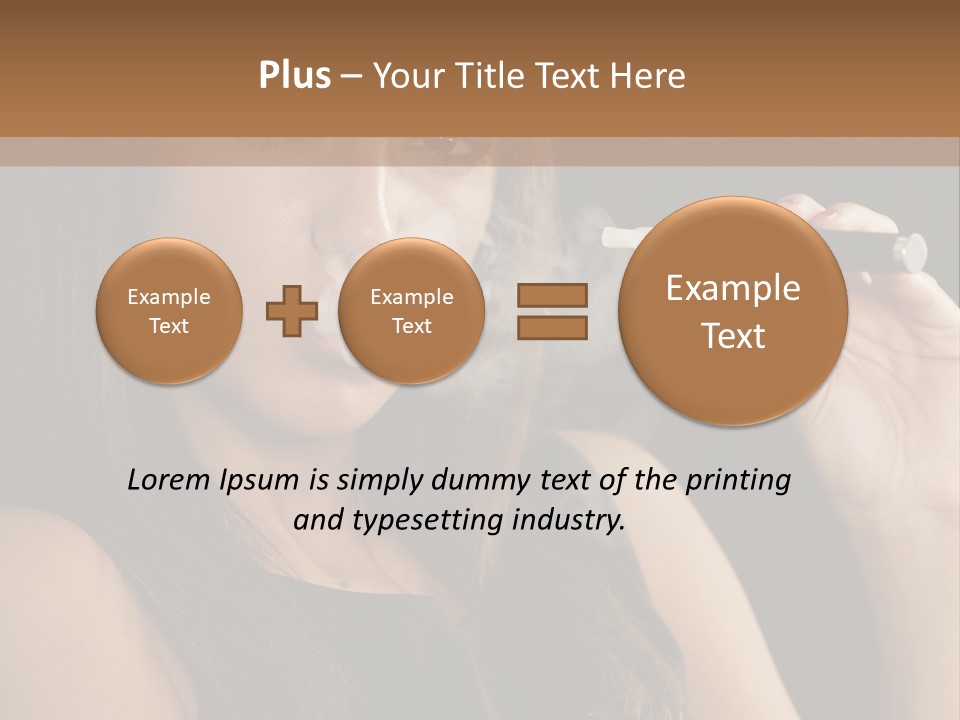 Dampf Wasserdampf Sucht PowerPoint Template