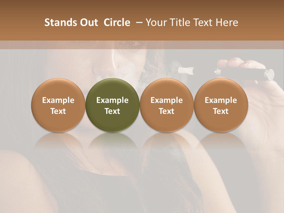 Dampf Wasserdampf Sucht PowerPoint Template