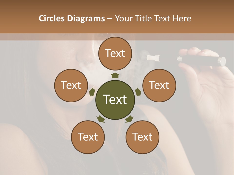 Dampf Wasserdampf Sucht PowerPoint Template