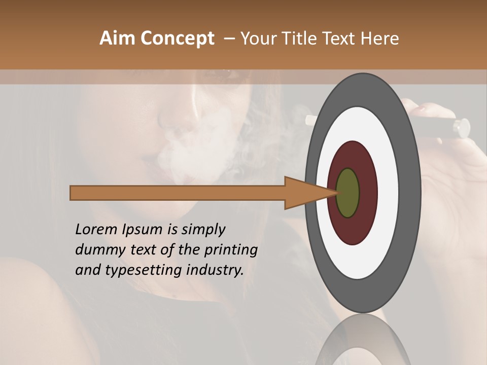 Dampf Wasserdampf Sucht PowerPoint Template