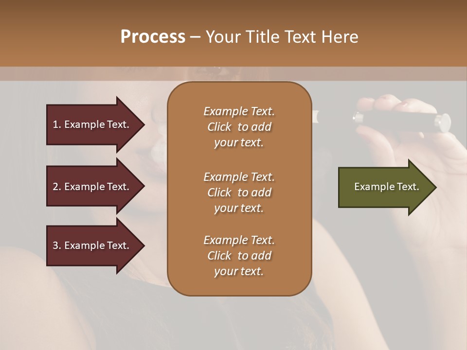 Dampf Wasserdampf Sucht PowerPoint Template