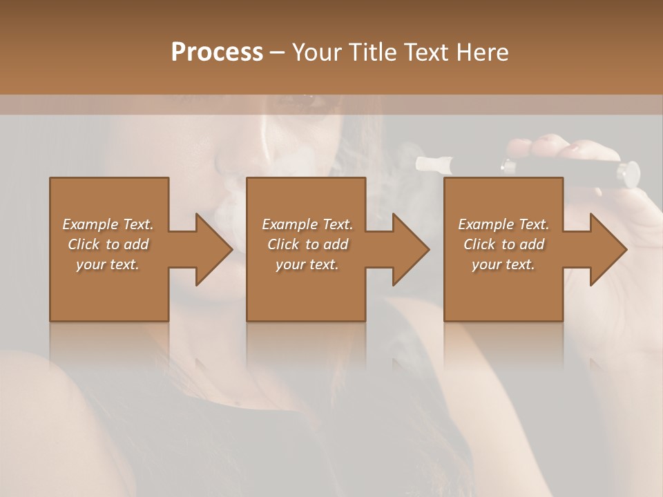 Dampf Wasserdampf Sucht PowerPoint Template