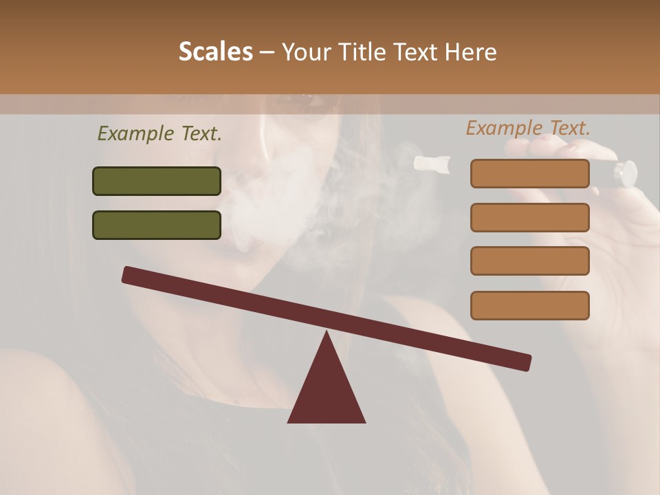 Dampf Wasserdampf Sucht PowerPoint Template