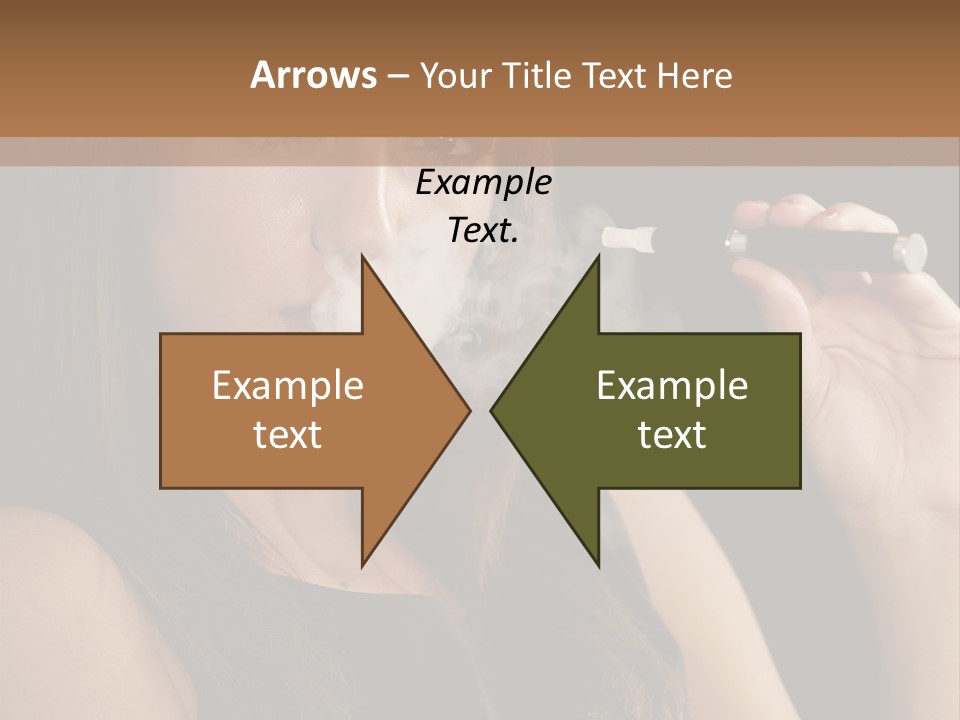 Dampf Wasserdampf Sucht PowerPoint Template