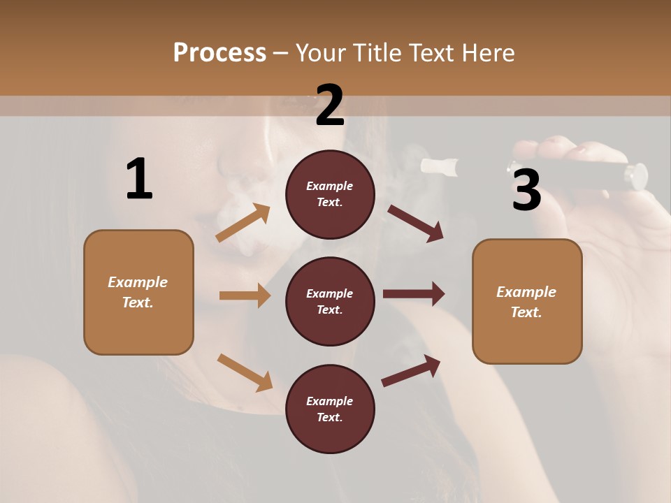 Dampf Wasserdampf Sucht PowerPoint Template