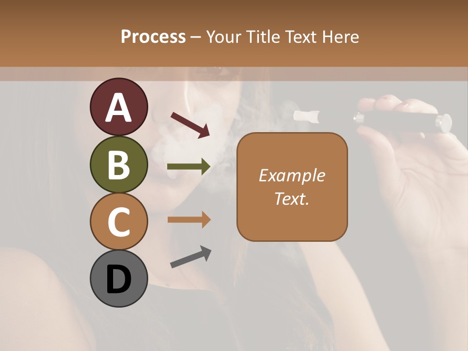Dampf Wasserdampf Sucht PowerPoint Template