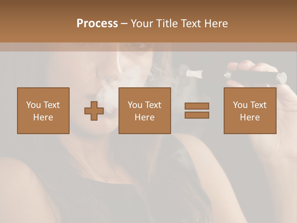 Dampf Wasserdampf Sucht PowerPoint Template