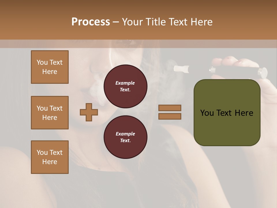 Dampf Wasserdampf Sucht PowerPoint Template