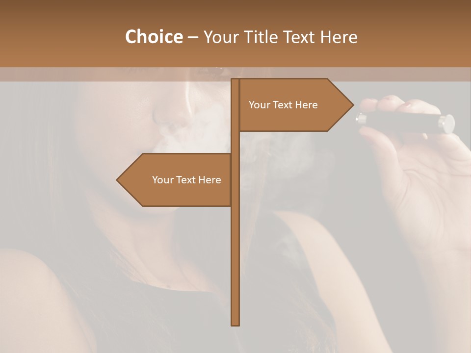 Dampf Wasserdampf Sucht PowerPoint Template