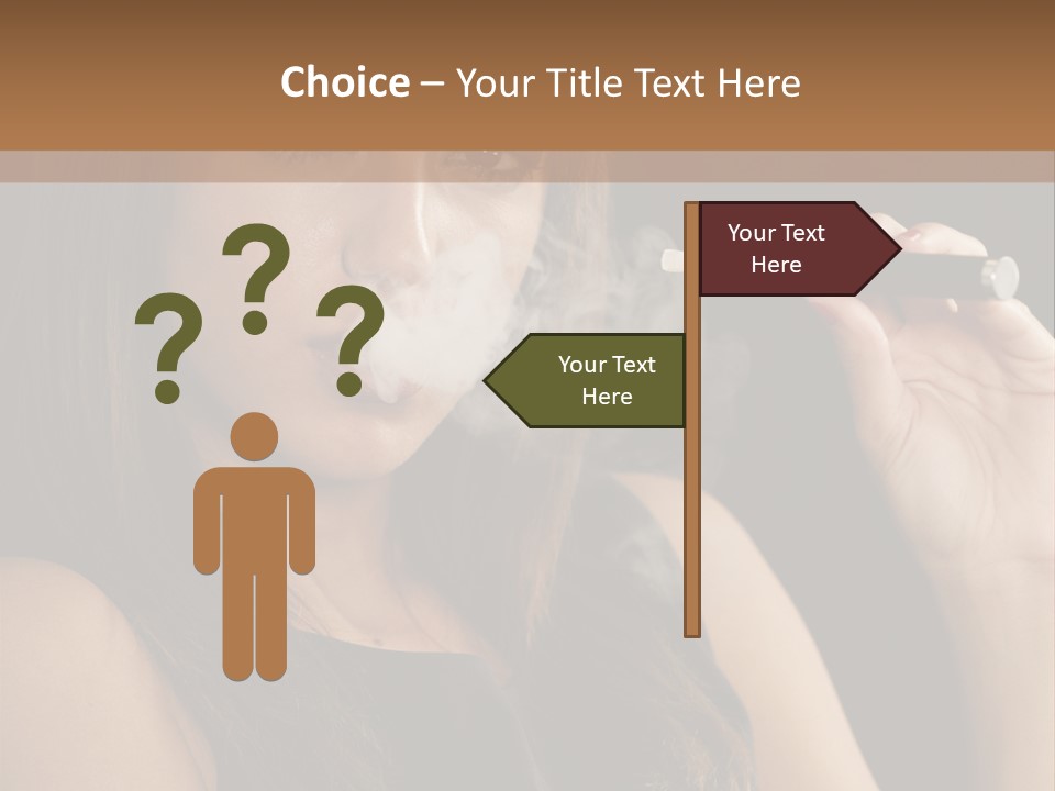 Dampf Wasserdampf Sucht PowerPoint Template
