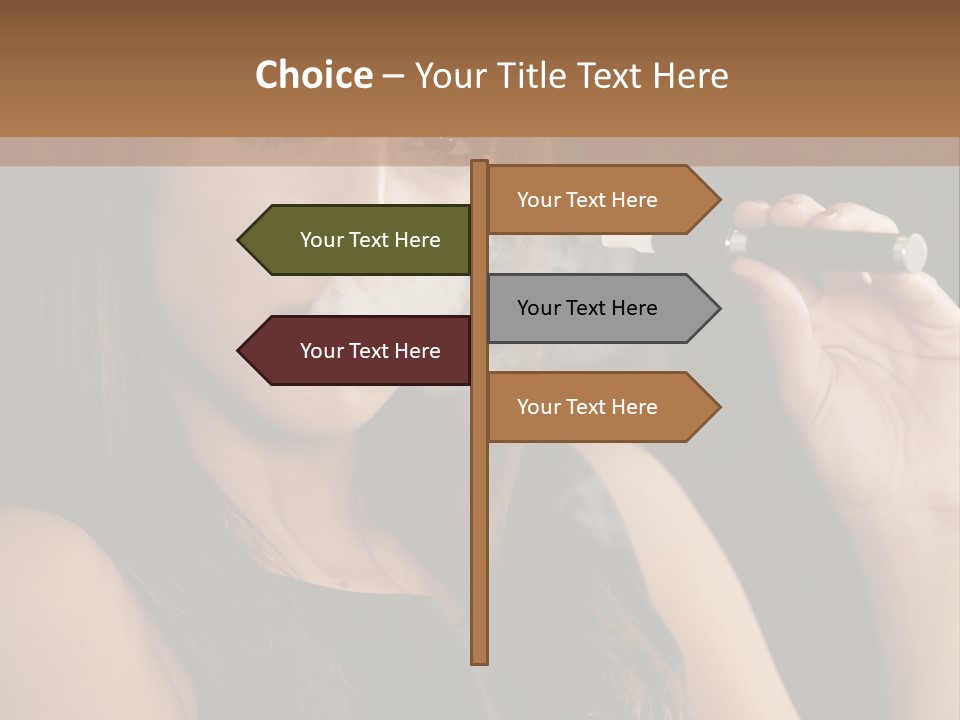 Dampf Wasserdampf Sucht PowerPoint Template
