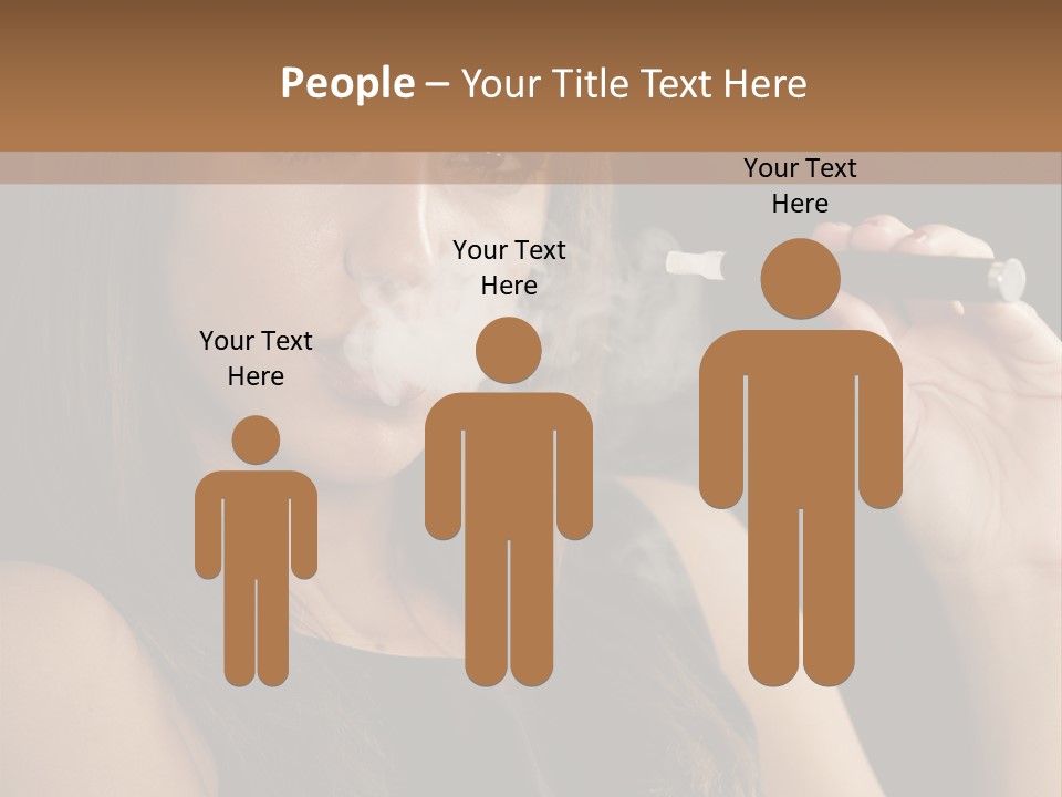 Dampf Wasserdampf Sucht PowerPoint Template