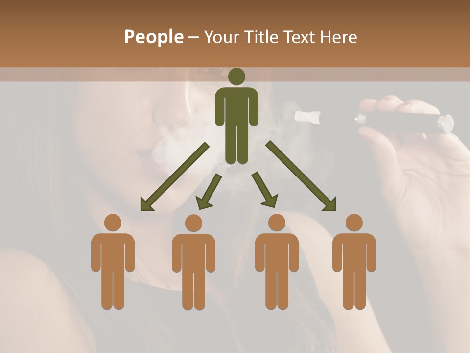 Dampf Wasserdampf Sucht PowerPoint Template