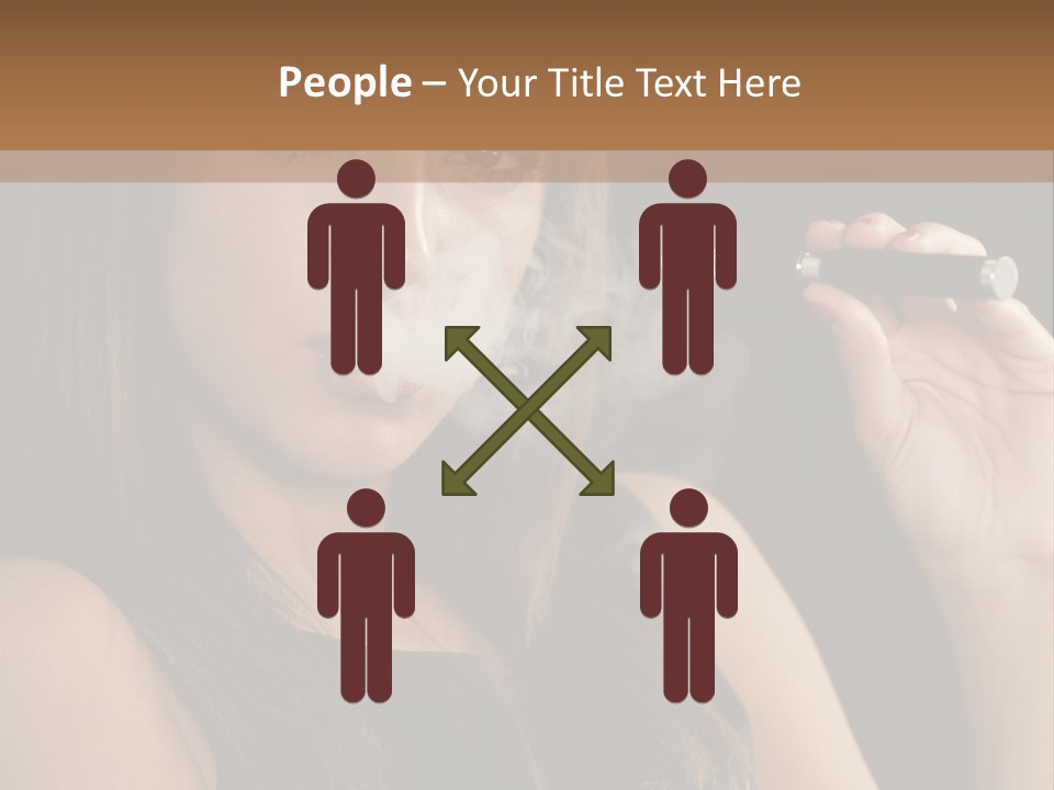 Dampf Wasserdampf Sucht PowerPoint Template