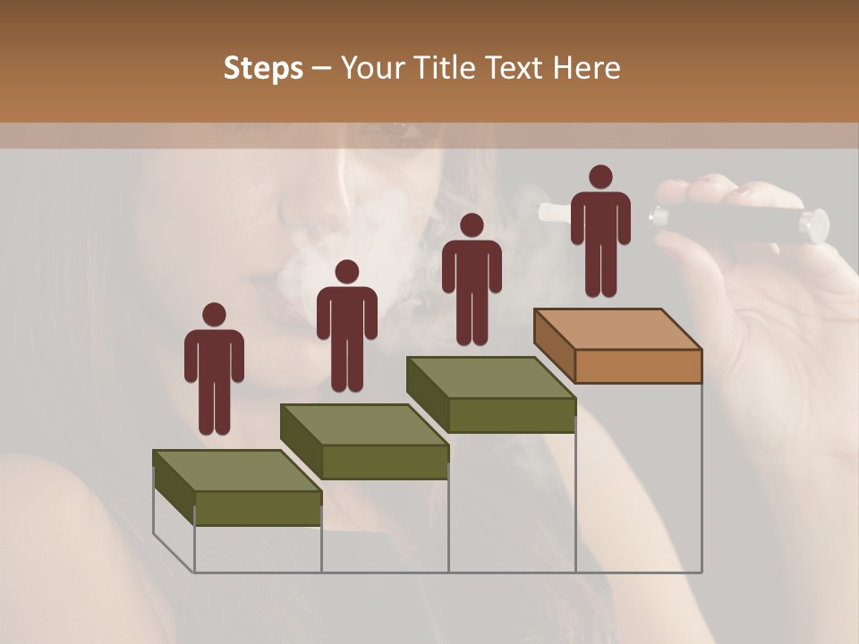 Dampf Wasserdampf Sucht PowerPoint Template