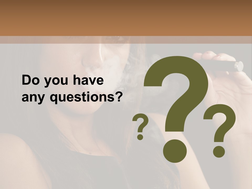 Dampf Wasserdampf Sucht PowerPoint Template