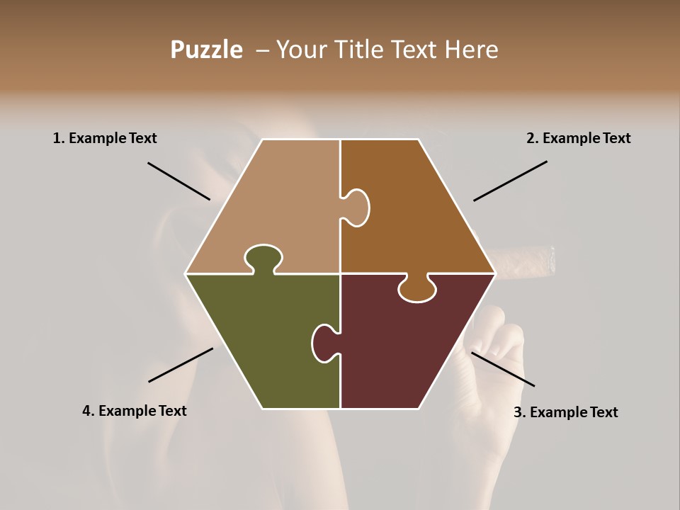 Health Cigarette Pleasure PowerPoint Template