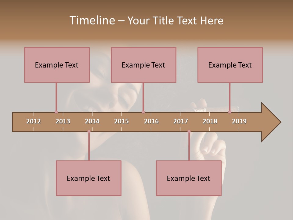 Health Cigarette Pleasure PowerPoint Template