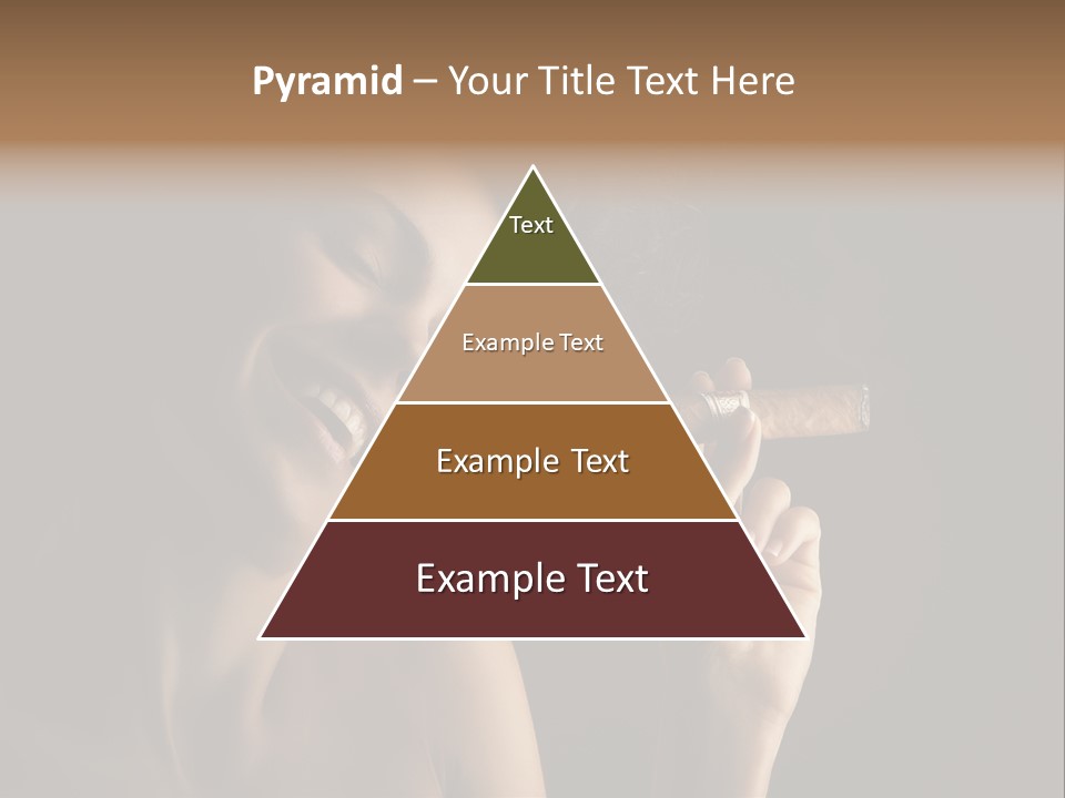 Health Cigarette Pleasure PowerPoint Template