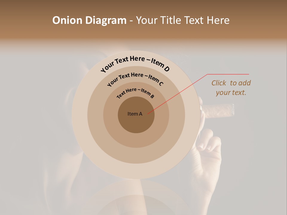 Health Cigarette Pleasure PowerPoint Template