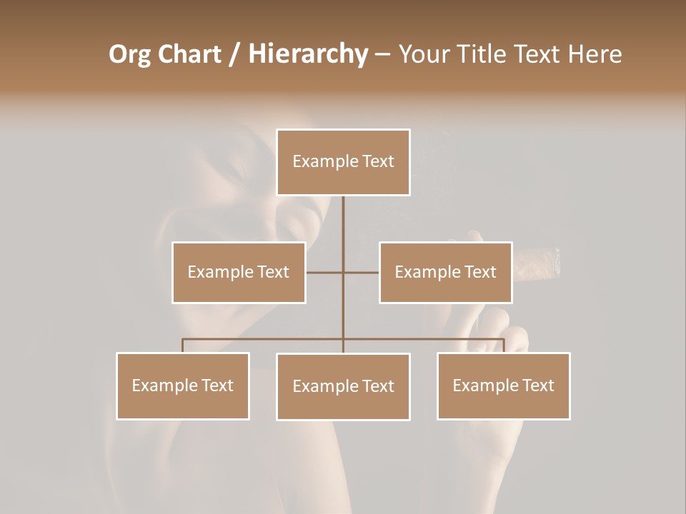 Health Cigarette Pleasure PowerPoint Template