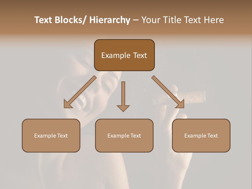 Health Cigarette Pleasure PowerPoint Template