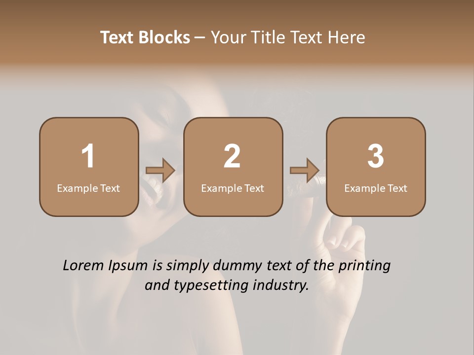 Health Cigarette Pleasure PowerPoint Template