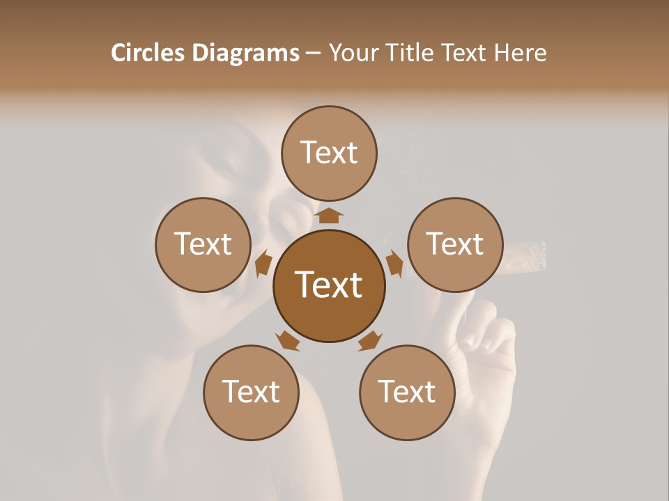 Health Cigarette Pleasure PowerPoint Template