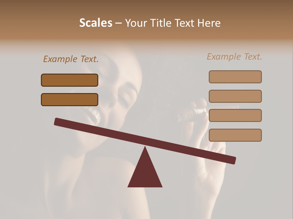 Health Cigarette Pleasure PowerPoint Template