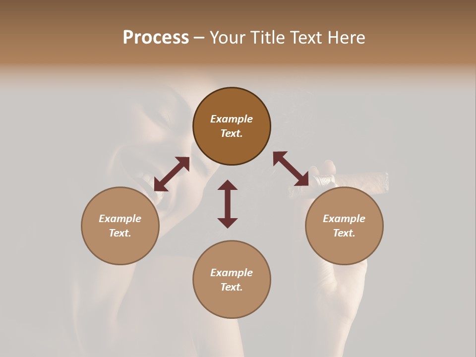 Health Cigarette Pleasure PowerPoint Template