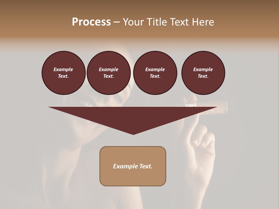 Health Cigarette Pleasure PowerPoint Template