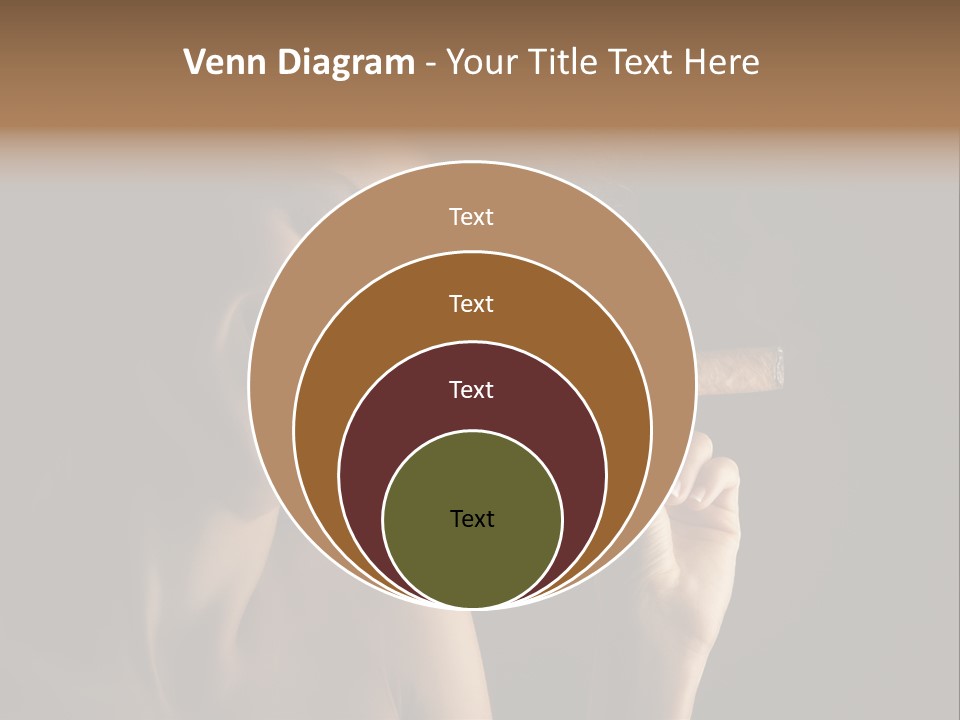 Health Cigarette Pleasure PowerPoint Template