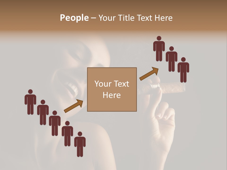 Health Cigarette Pleasure PowerPoint Template