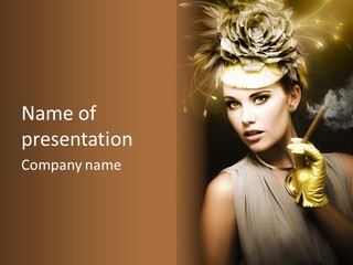 Star Elegance Vintage PowerPoint Template