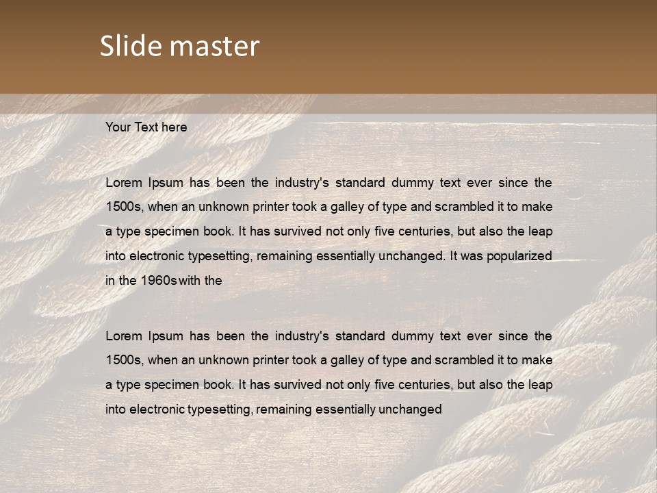 Wall Board Layout PowerPoint Template