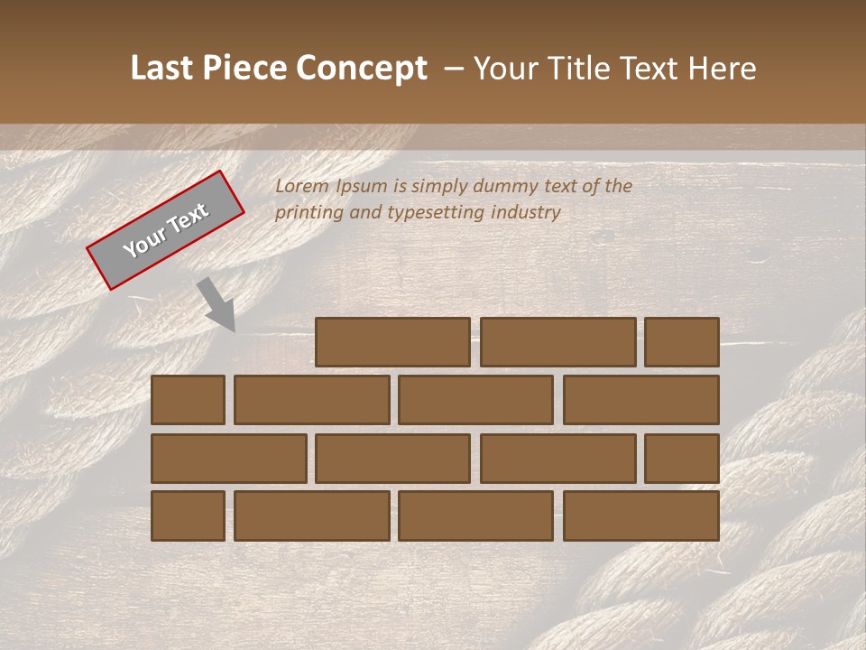 Wall Board Layout PowerPoint Template